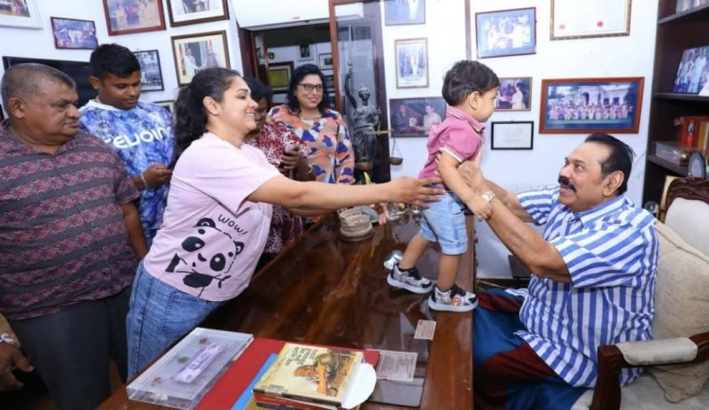 Being among people gives me strength: Mahinda Rajapaksa