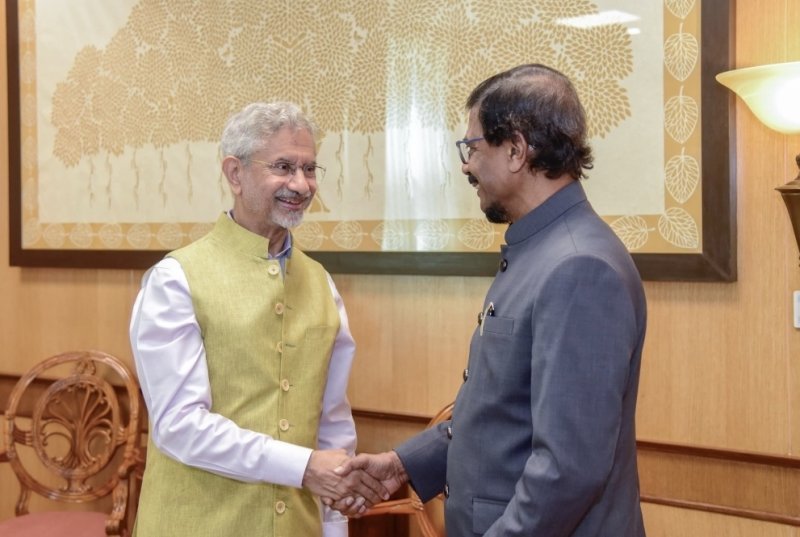 Jaishankar meets JVP General Secretary Tilvin Silva