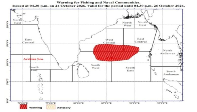Red warning issued for Bay of Bengal as Cyclonic Storm threatens
