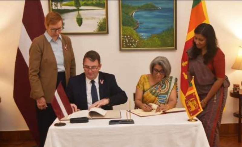 Sri Lanka and Latvia sign agreement on transfer of persons