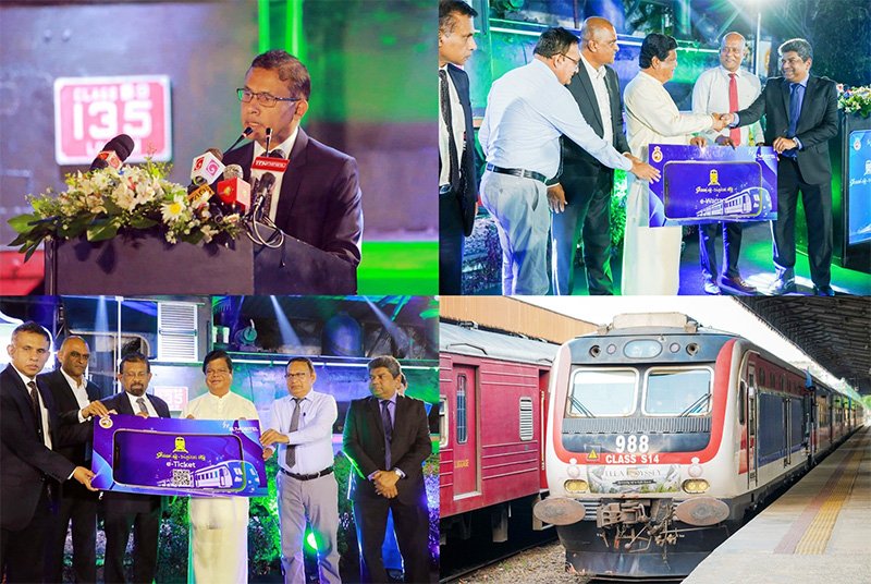 Sri Lanka Railway introduced E Tickets from today