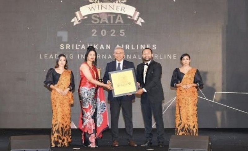 SriLankan Airlines wins top South Asia airline award