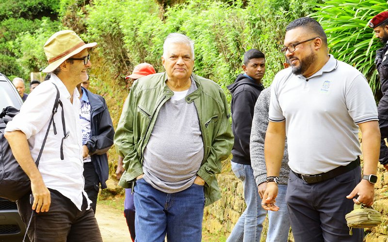 President Embarks on Observation Tour in Nuwara Eliya