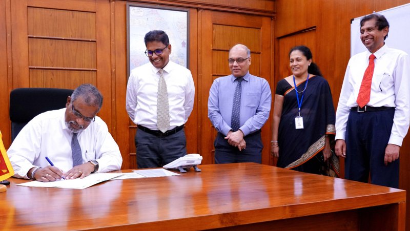 Mahinda Siriwardena resumes duties as Finance Secretary