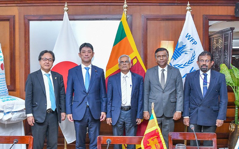 Japan hands over grant to Sri Lanka under UN World Food Prog