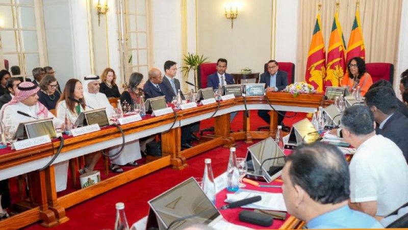 Sri Lanka updates diplomats on flood relief and rebuilding