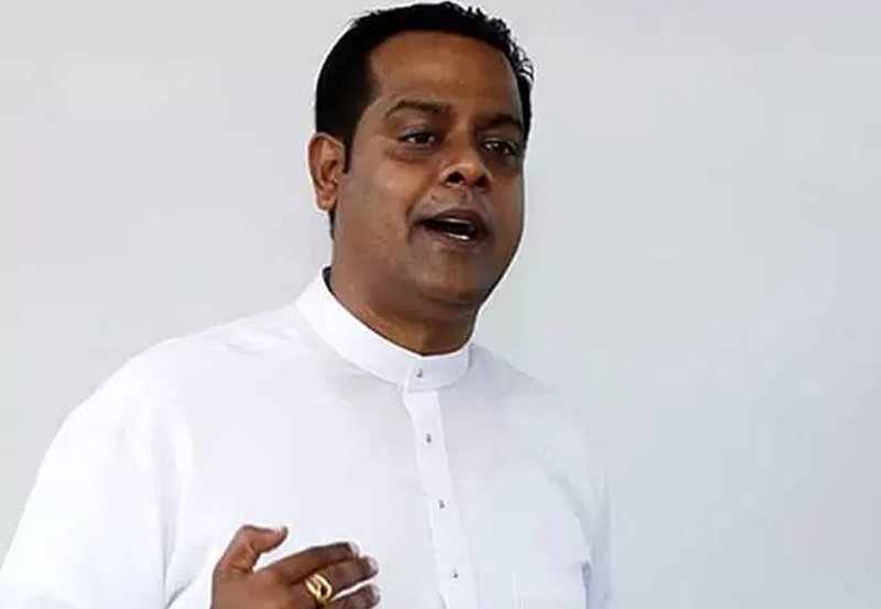 State Minister Sanath Nishantha's vehicle attacked