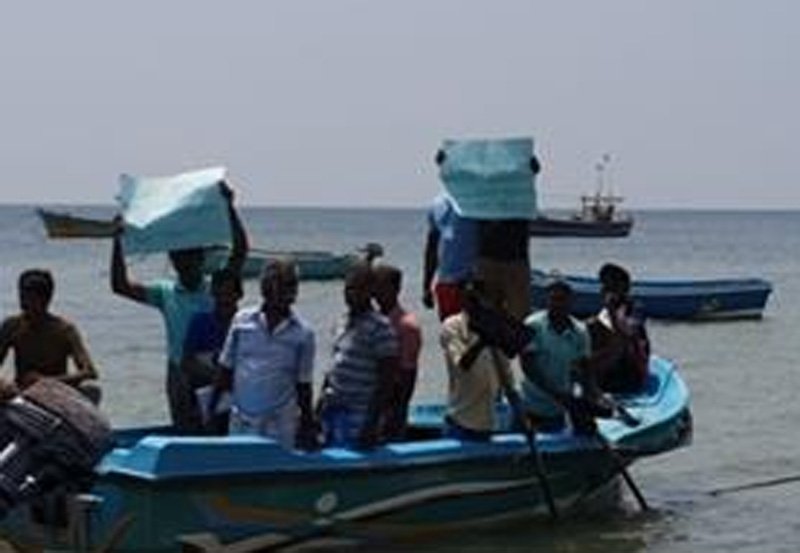 SL fishermen protest against Indian poaching issues