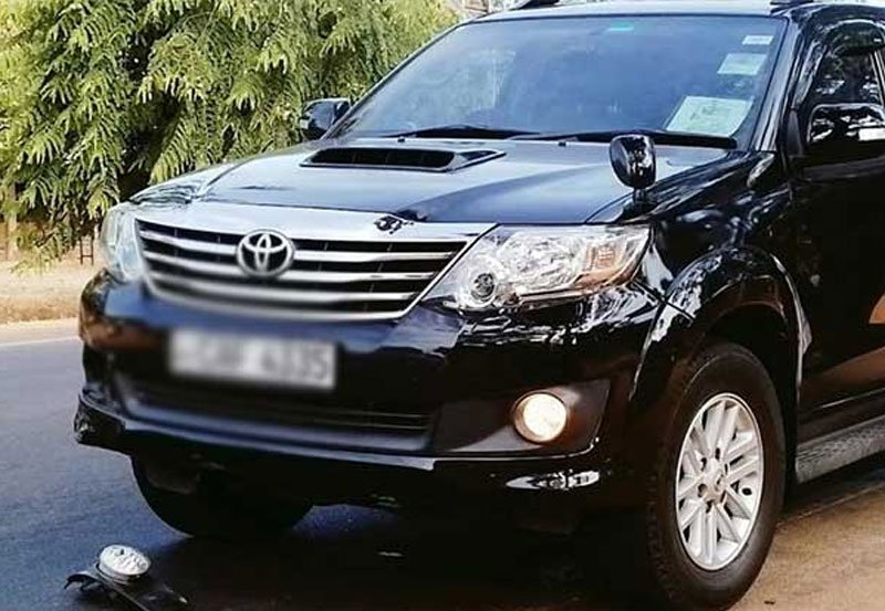 MP Sumanthiran's car met with accident