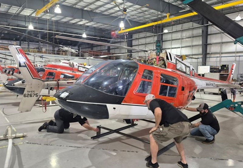 U.S. Transfers 10 TH-57 sea ranger helicopters to Sri Lanka