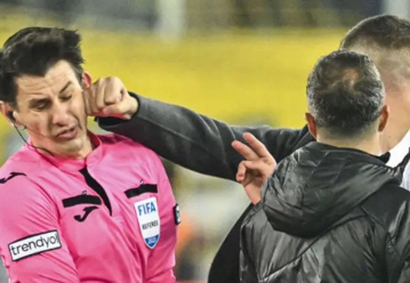  Turkish football on hold as club president punches referee