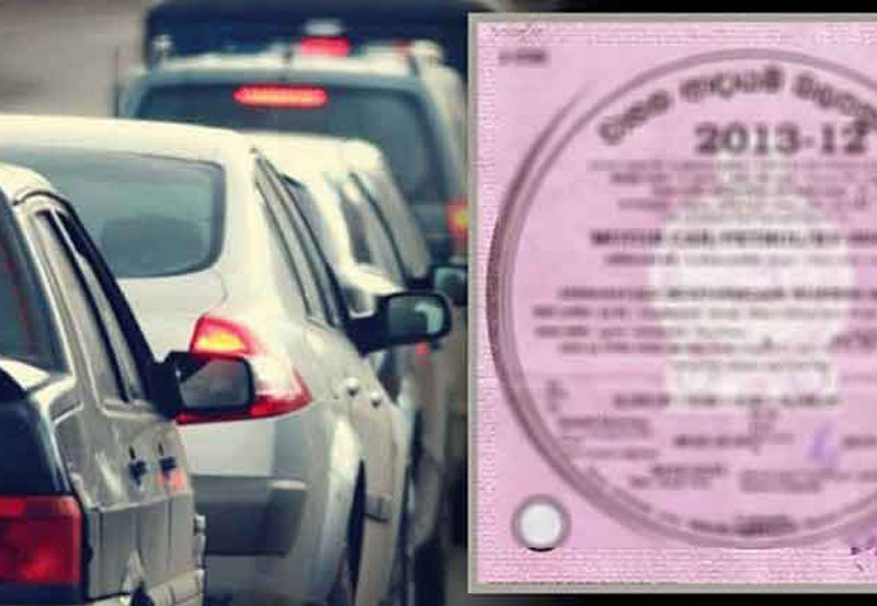 Vehicle revenue license issuance in WP temporarily suspended
