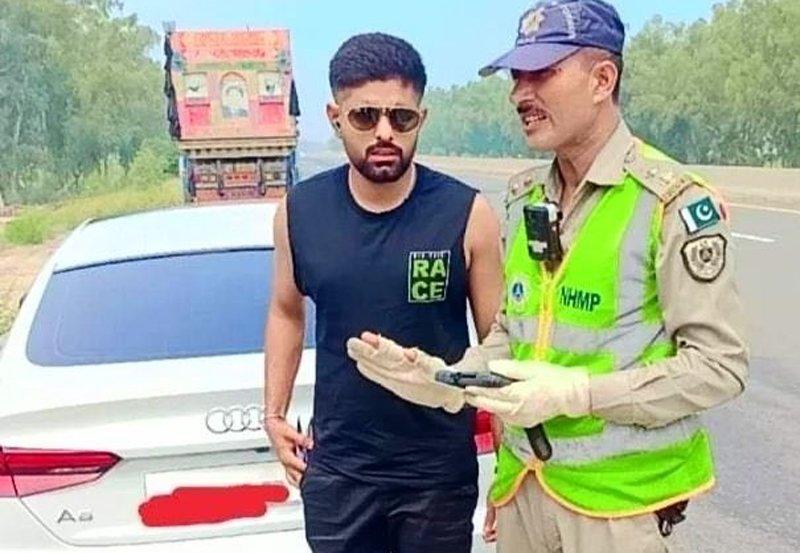 Pakistan skipper Babar Azam fined for overspeeding