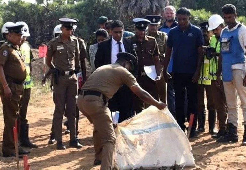 Probe on Kilinochchi mass grave site to continue
