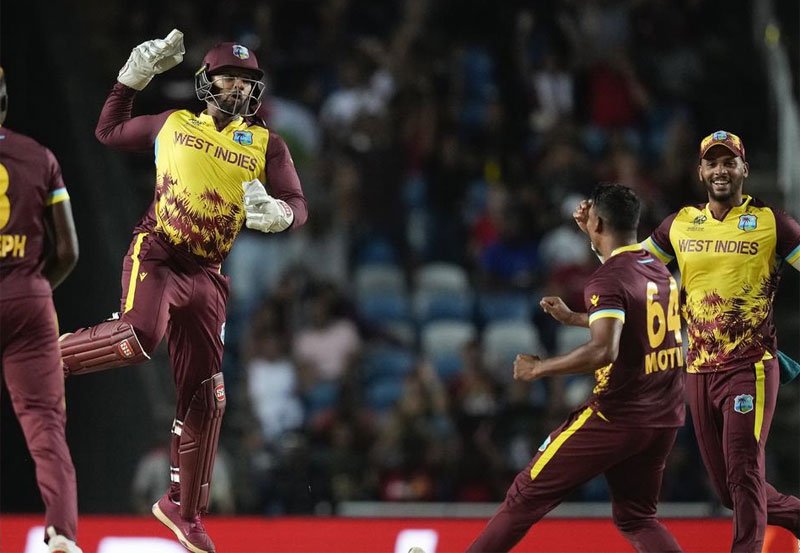 West Indies beats New Zealand to secure Super Eight spot