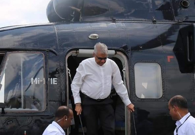 President's helicopter makes emergency landing at school 