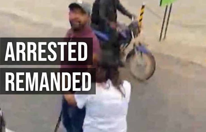 Attack caught on camera, three end up behind bars