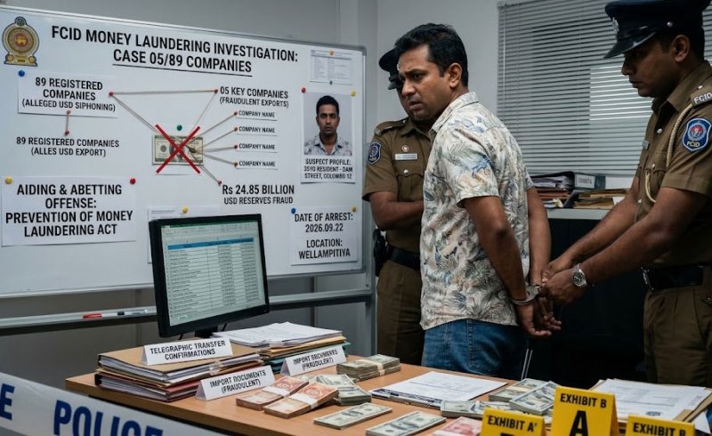 Man arrested over alleged Rs. 24.85 Bn forex transfer
