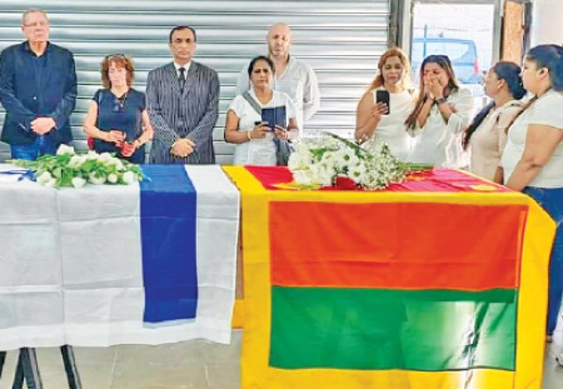 SL Embassy assists in Gaza conflict victim's repatriation