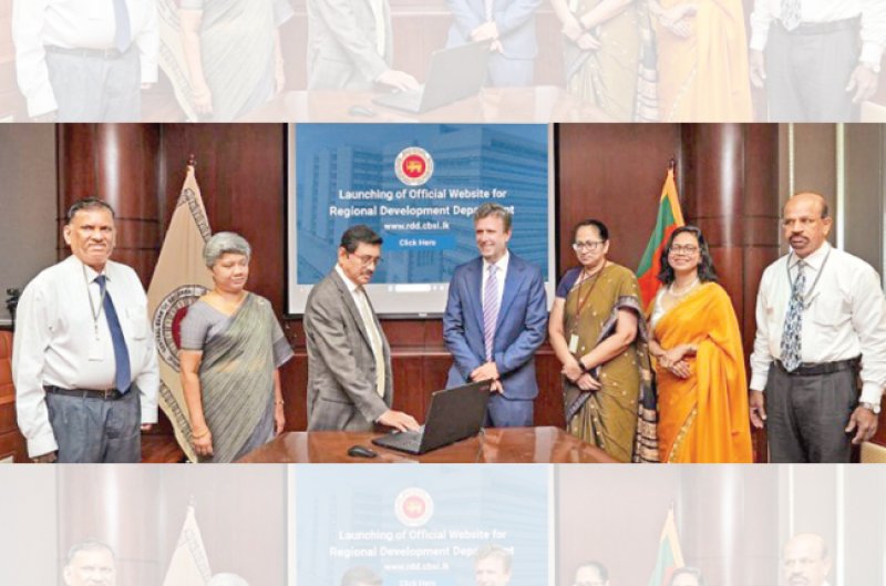 CBSL Launches  Web Portal of the Regional Development Dept.