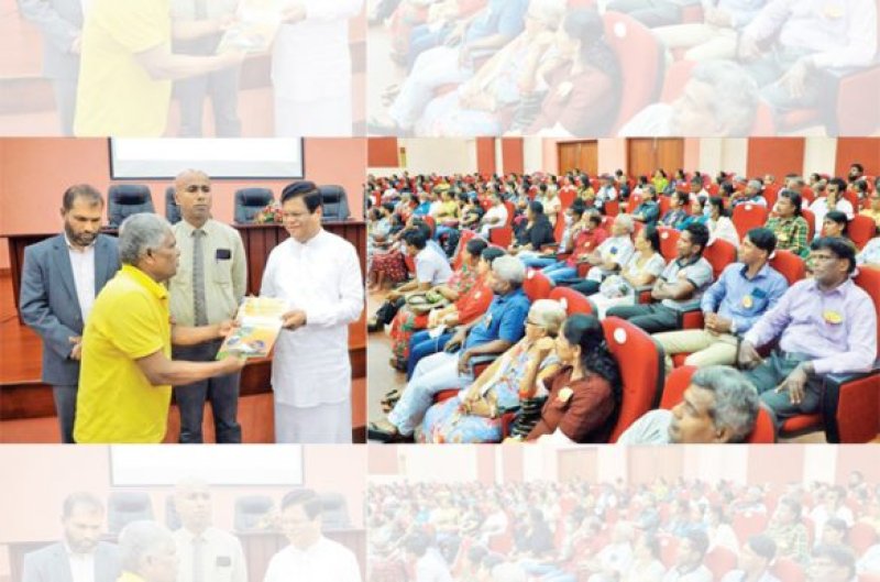 SL Railway provides 100 houses to squatters
