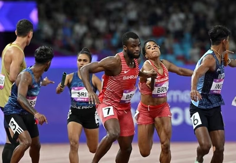 SL 4x400m team disqualified from Asian Games silver medal