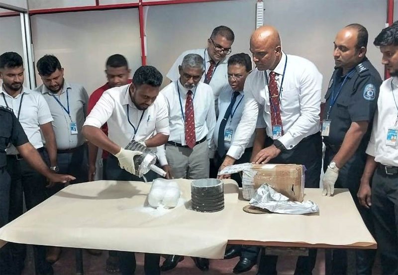 Sri Lanka Customs seizes Rs. 100M Meth parcel from Guatemala