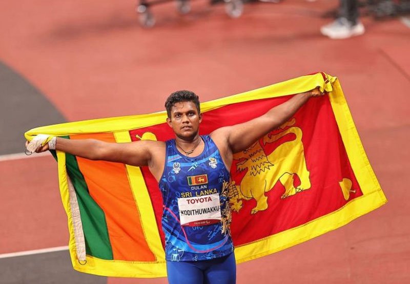 Samitha breaks world record in Men&rsquo;s F-44 javelin throw