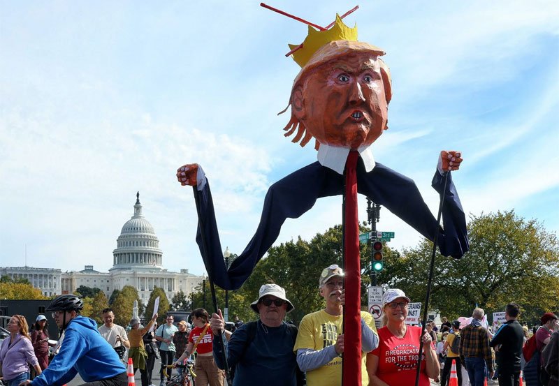 Trump suffers worldwide embarrassment  