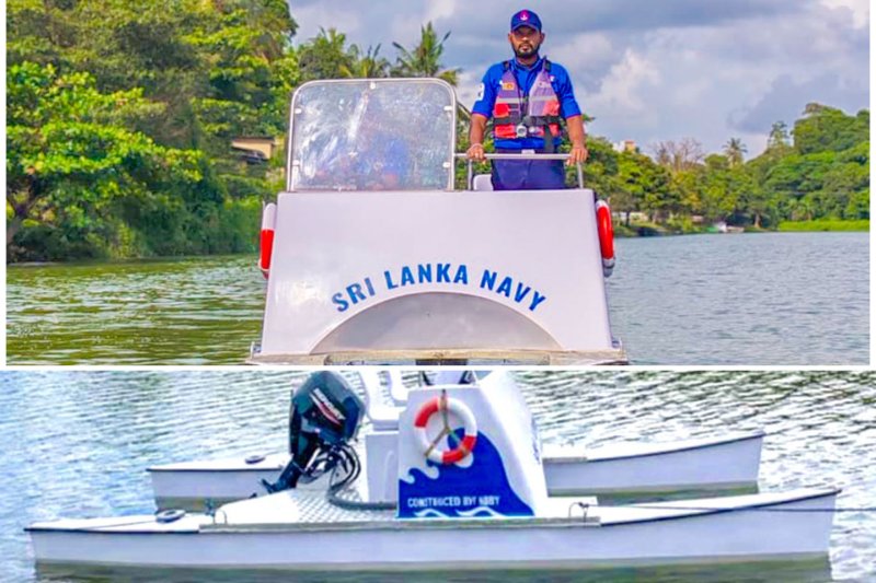 Navy builds Sri Lanka&rsquo;s first waveless referee boat