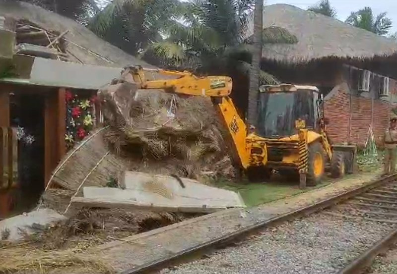 Police demolish 'Soul Beach' hotel linked to drug smuggler