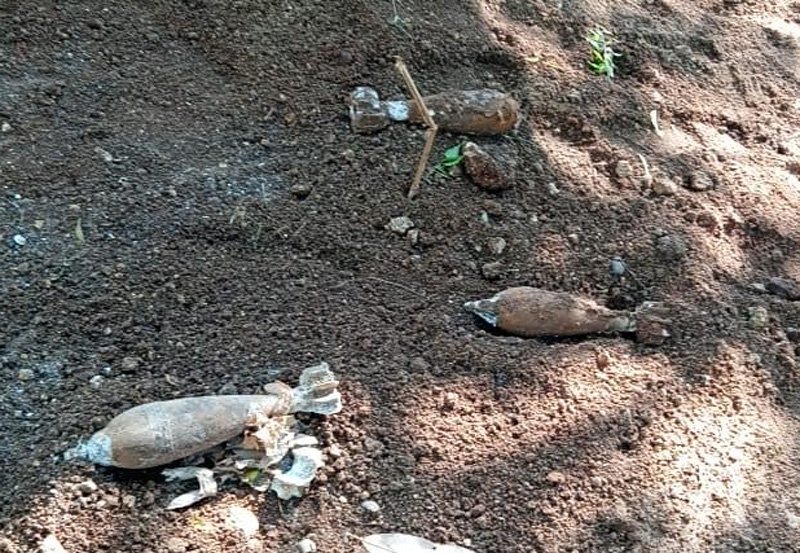 Unexploded mortar shells found at Vavuniya school