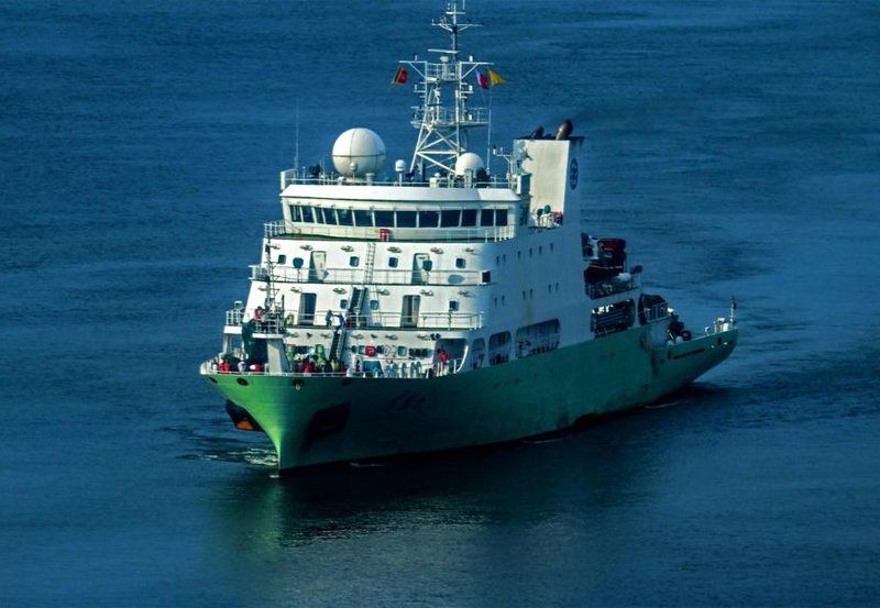 Shi Yan 6 begins marine research off Sri Lanka's West coast