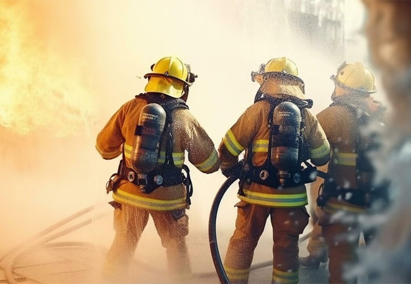Firefighters battle blaze at Armour Street building