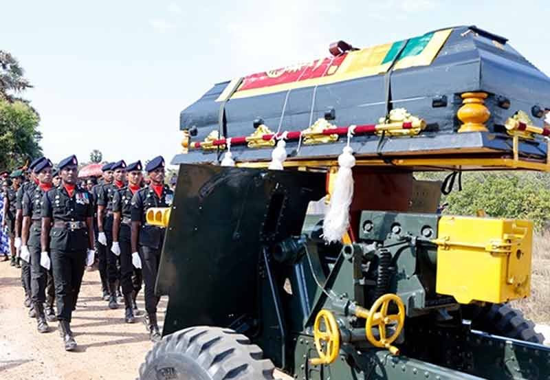 Military honors for soldier killed in train accident