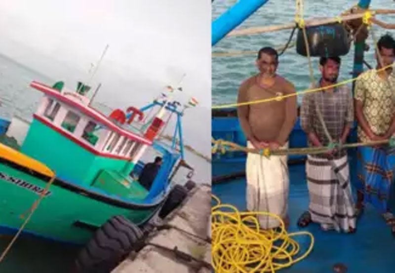 SL Navy arrests four Indian fishermen for illegal poaching