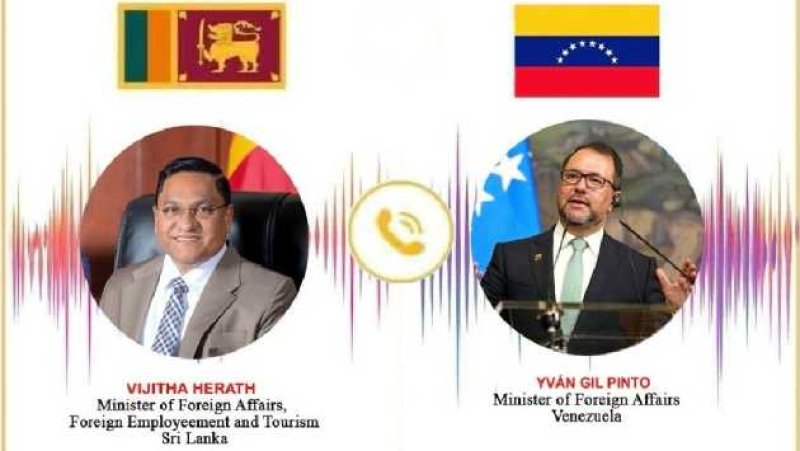 Vijitha Herath speaks with Venezuelan foreign minister