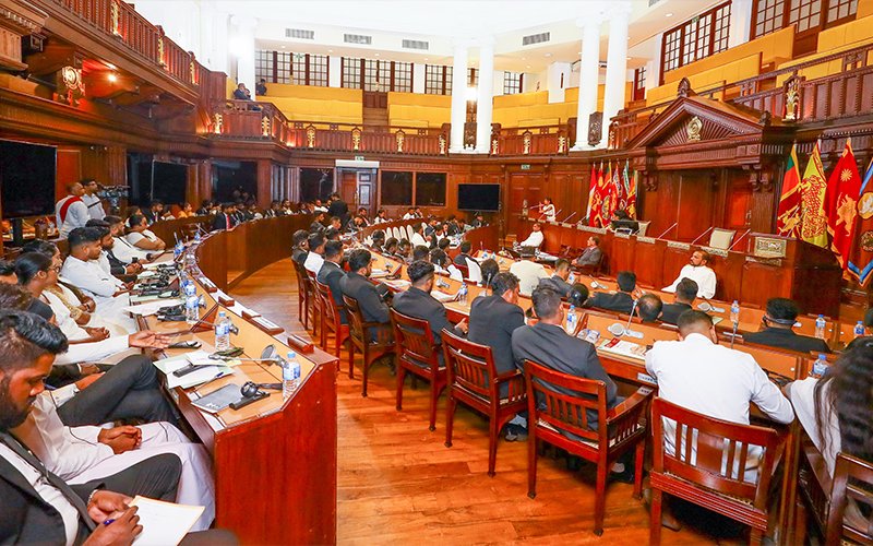 Fifth National Youth Parliament at the Presidential Sec.