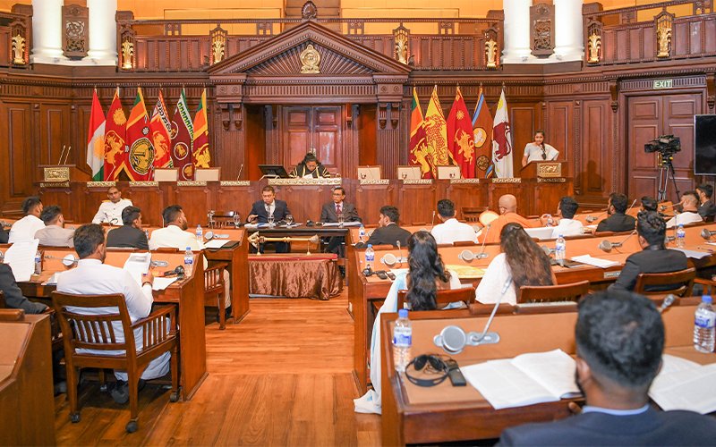 Fifth National Youth Parliament held at the Presidential Sec