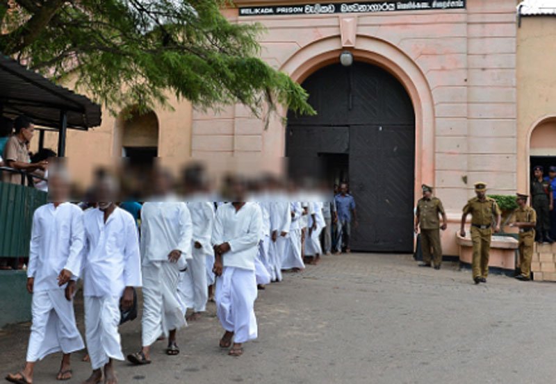 Special open visit day for inmates in Sri Lanka 