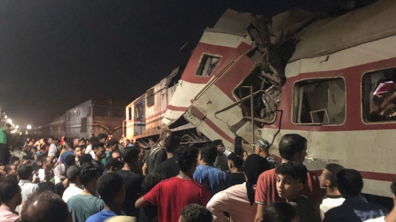 At least three killed as trains collide in Egypt