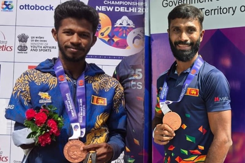 Two medals for Sri Lanka at World Para Athletics