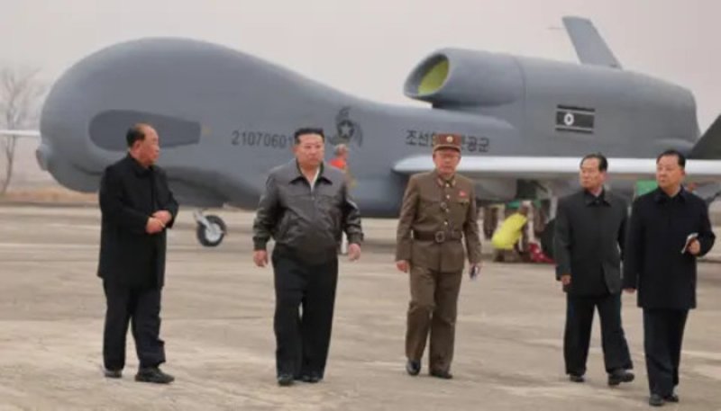 N Korea's Kim inspects test of 'AI suicide attack drones'