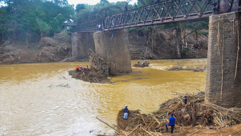 Sri Lanka Navy restores key bridges in Peradeniya