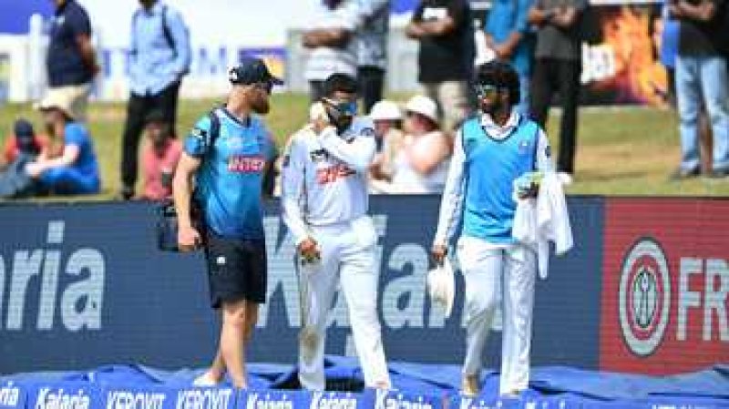 Injury scare for Chandimal in India Test