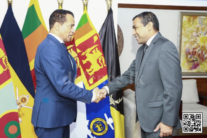 Egyptian Ambassador meets State Minister Tennakoon