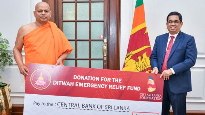 USD 16,000 given to Government for Cyclone Ditwah recovery