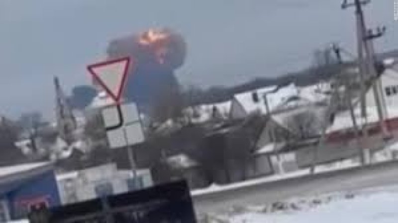 Russian military plane with 74 people crashes in Belgorod 