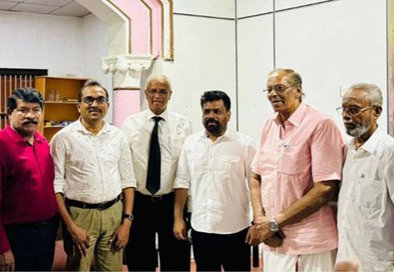 Anura Kumara meets TNA representatives in Jaffna