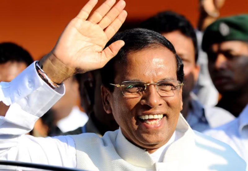Former Sri Lankan President Maithripala departs for US